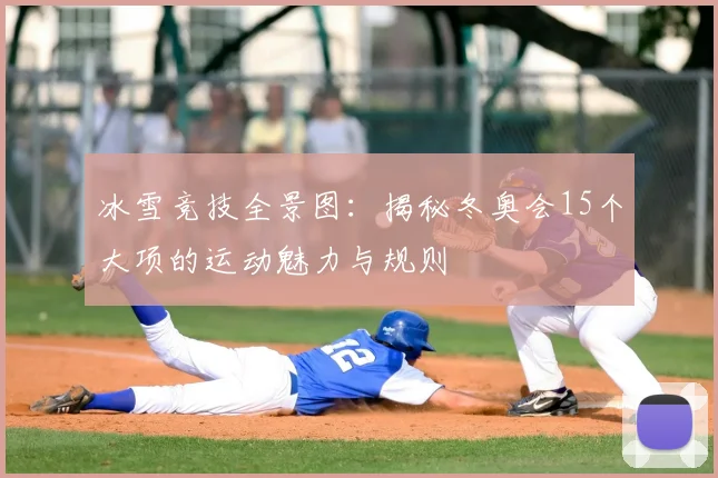 冰雪竞技全景图：揭秘冬奥会15个大项的运动魅力与规则